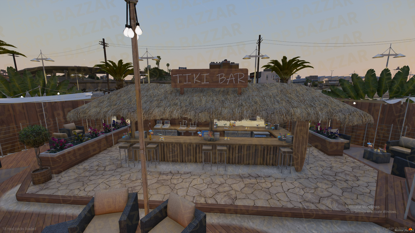 Breezy Beach Sided Area FiveM MLO — GTA RP Interior — ESX QB QBOX — RPBazzar