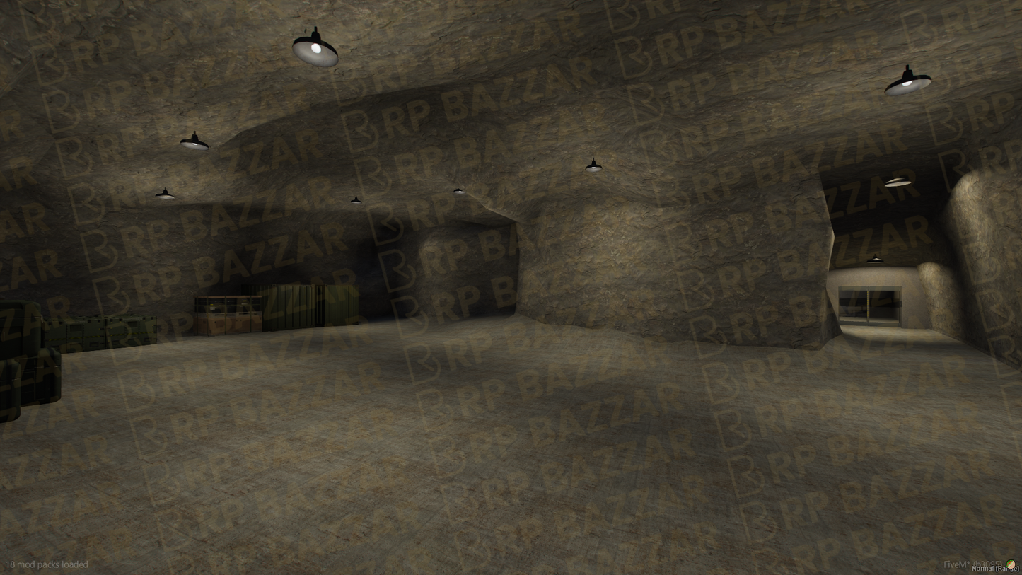 Fortified Bunker FiveM MLO — GTA RP Interior — ESX QB QBOX — RPBazzar