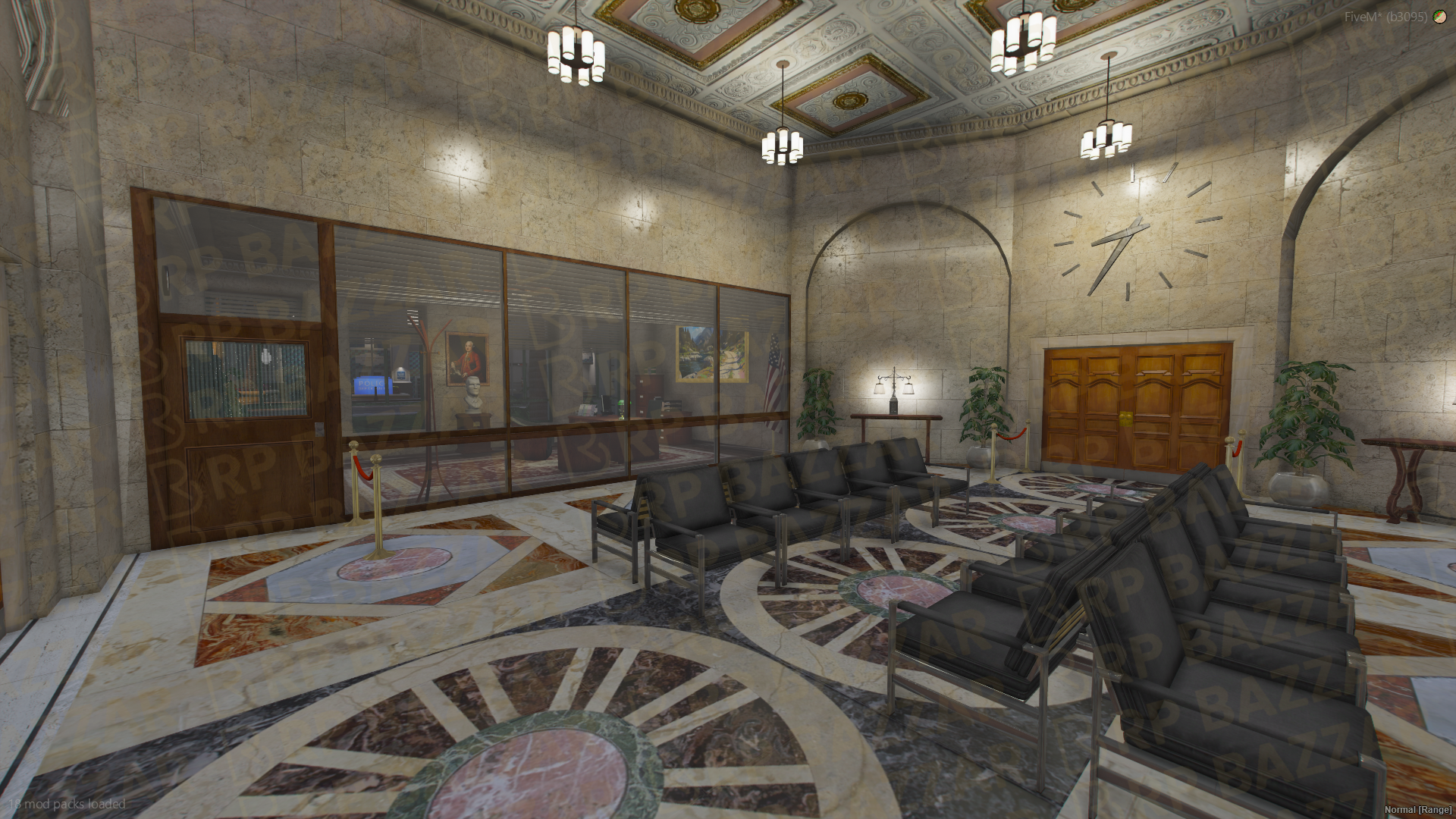 Grand City Hall FiveM MLO — GTA RP Interior — ESX QB QBOX — RPBazzar