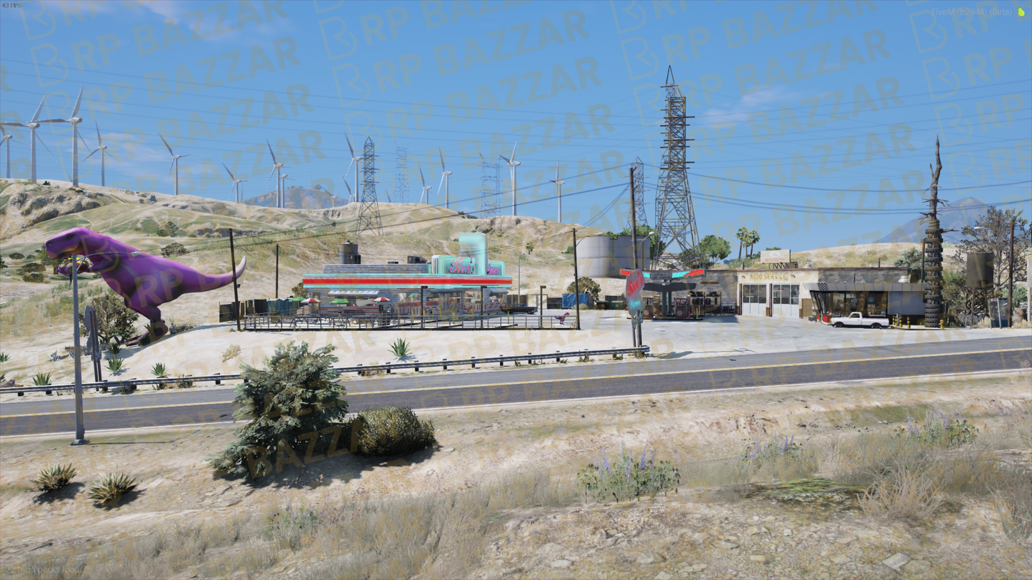 Premium Cafe FiveM MLO — GTA RP Interior — ESX QB QBOX — RPBazzar