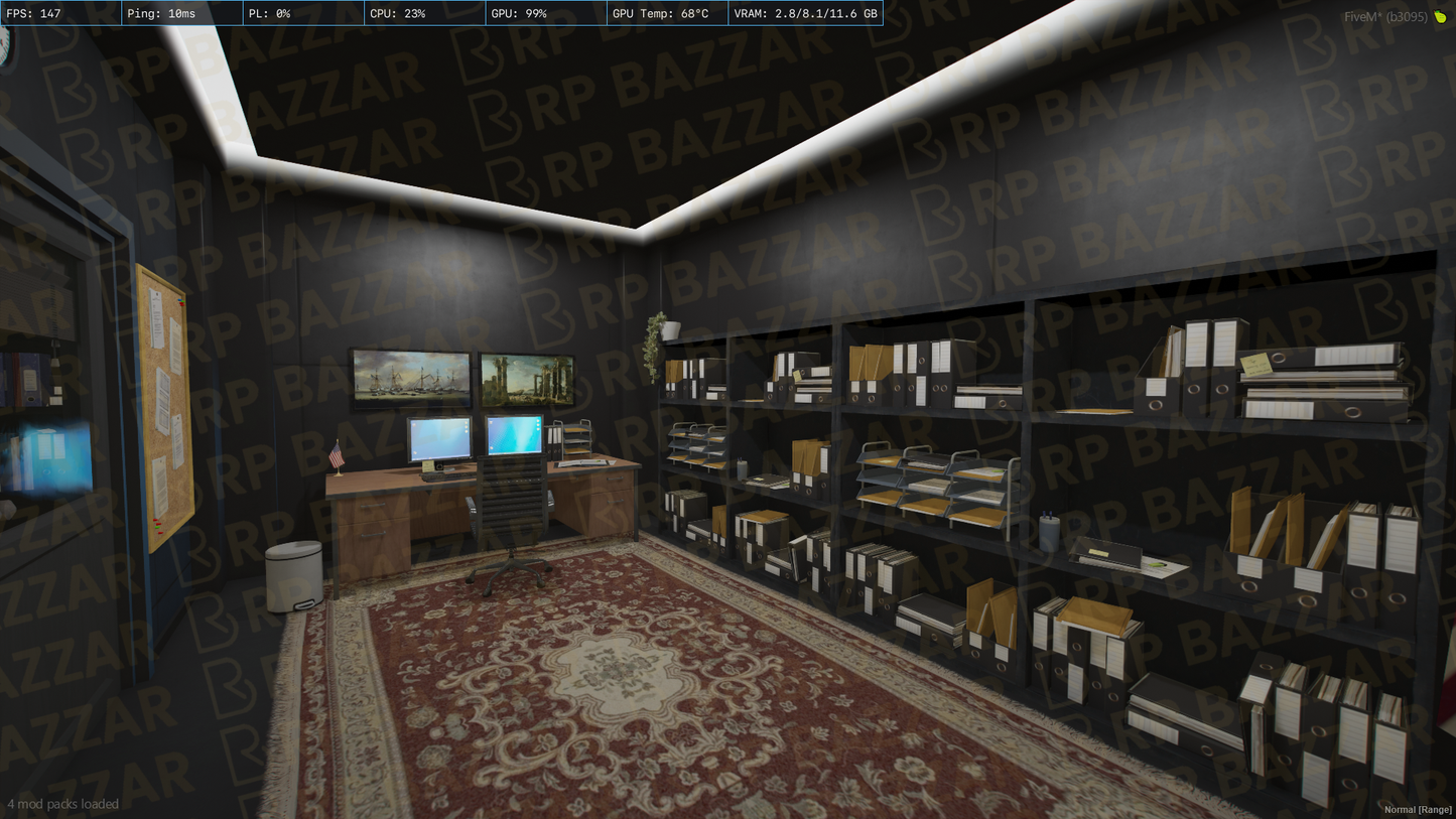 Downtown Office FiveM MLO — GTA RP Interior — ESX QB QBOX — RPBazzar