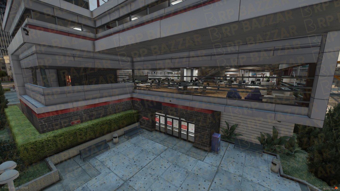 Urban Weazel News FiveM MLO — GTA RP Interior — ESX QB QBOX — RPBazzar