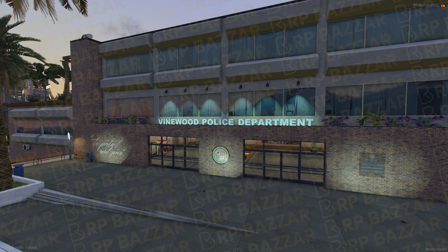 Central Police Station FiveM MLO — GTA RP Interior — ESX QB QBOX — RPBazzar