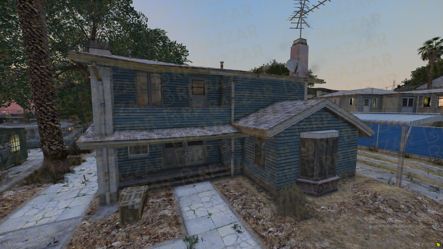 Rooftop House FiveM MLO — GTA RP Interior — ESX QB QBOX — RPBazzar