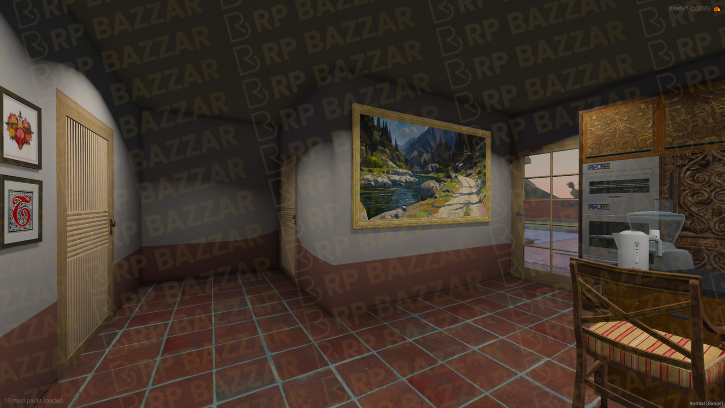 Modern House FiveM MLO — GTA RP Interior — ESX QB QBOX — RPBazzar