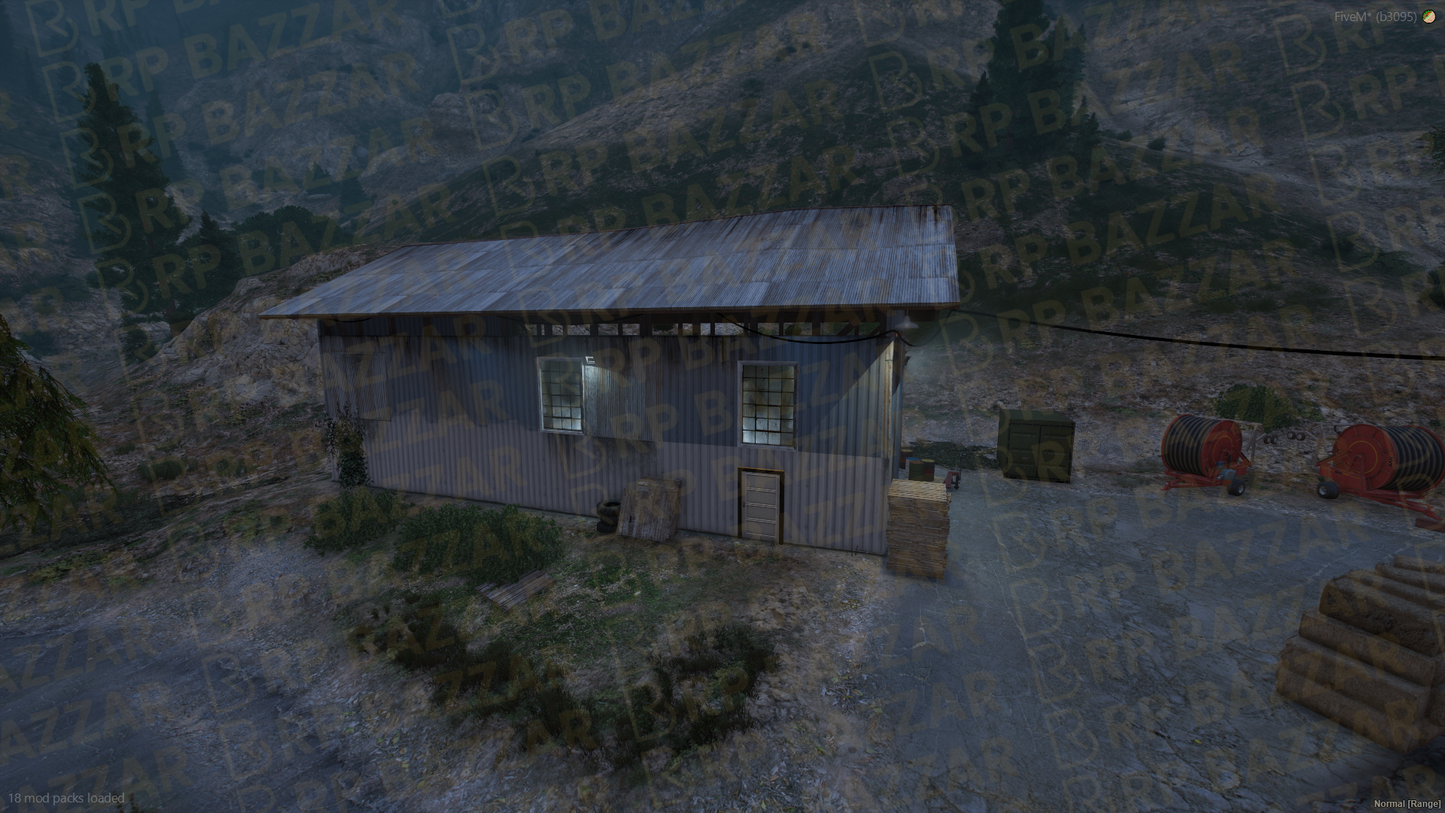 Abandoned Drug Lab FiveM MLO — GTA RP Interior — ESX QB QBOX — RPBazzar