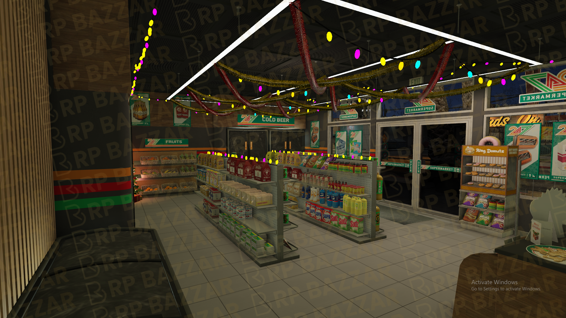Retro 24-7 Store FiveM MLO — GTA RP Interior — ESX QB QBOX — RPBazzar
