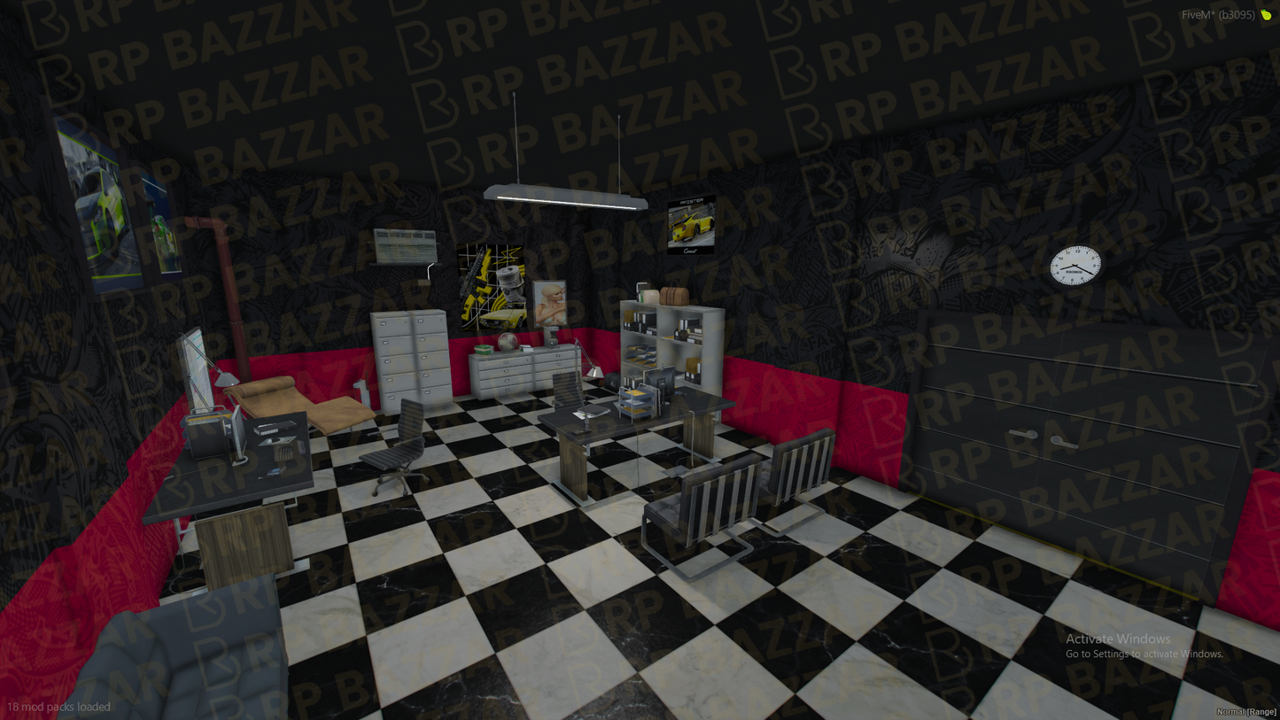 Tricked-Out Mechanic Shop FiveM MLO — GTA RP Interior — ESX QB QBOX — RPBazzar