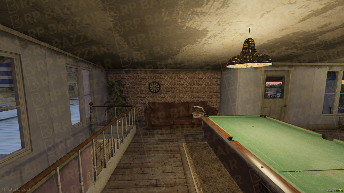Rooftop House FiveM MLO — GTA RP Interior — ESX QB QBOX — RPBazzar