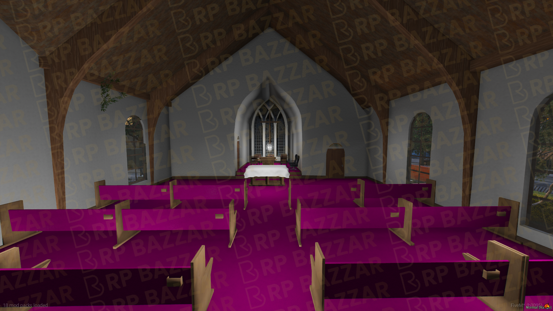 Sacred Church FiveM MLO — GTA RP Interior — ESX QB QBOX — RPBazzar