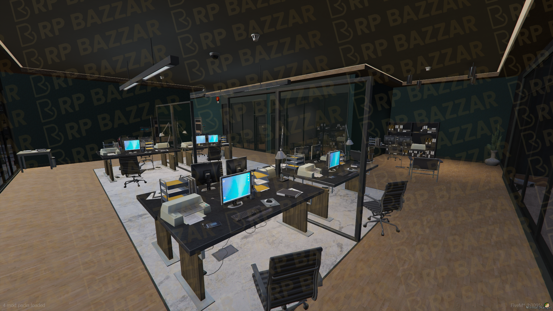 Federal Police Station FiveM MLO — GTA RP Interior — ESX QB QBOX — RPBazzar