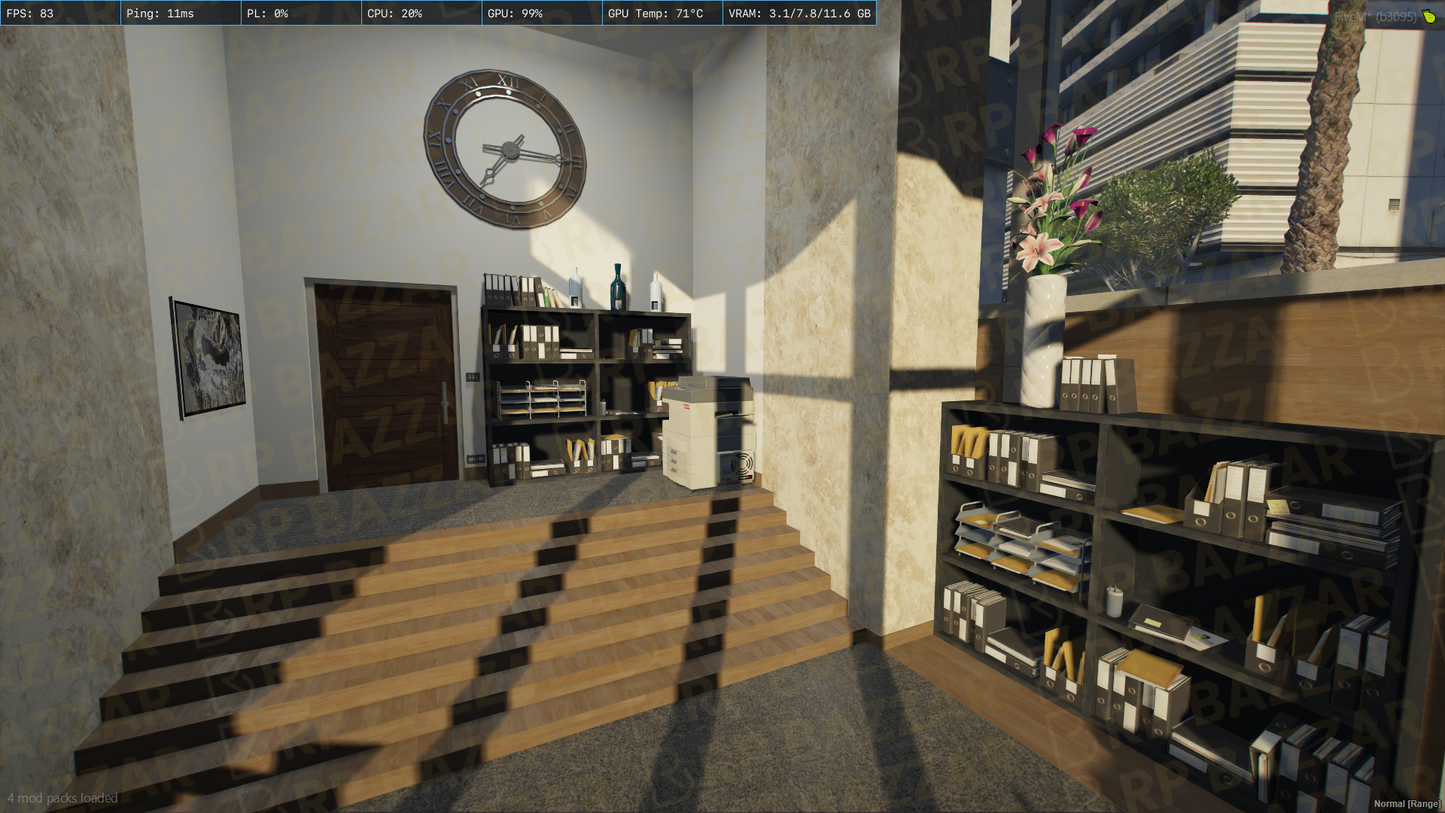 Executive Office FiveM MLO — GTA RP Interior — ESX QB QBOX — RPBazzar