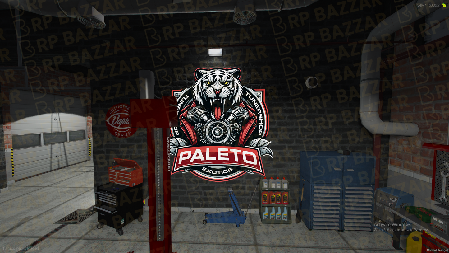 Chop Mechanic Shop FiveM MLO — GTA RP Interior — ESX QB QBOX — RPBazzar
