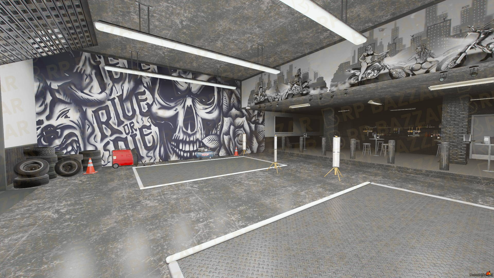 Classic Repair Station FiveM MLO — GTA RP Interior — ESX QB QBOX — RPBazzar