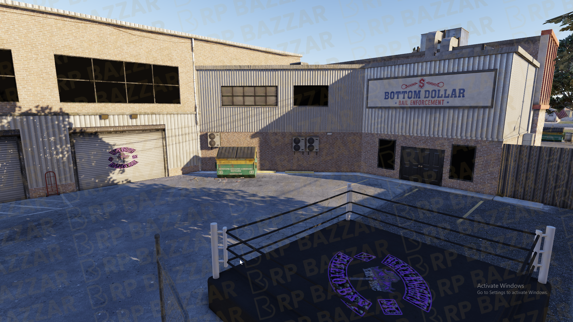 Fortified Gang Garage FiveM MLO — GTA RP Interior — ESX QB QBOX — RPBazzar