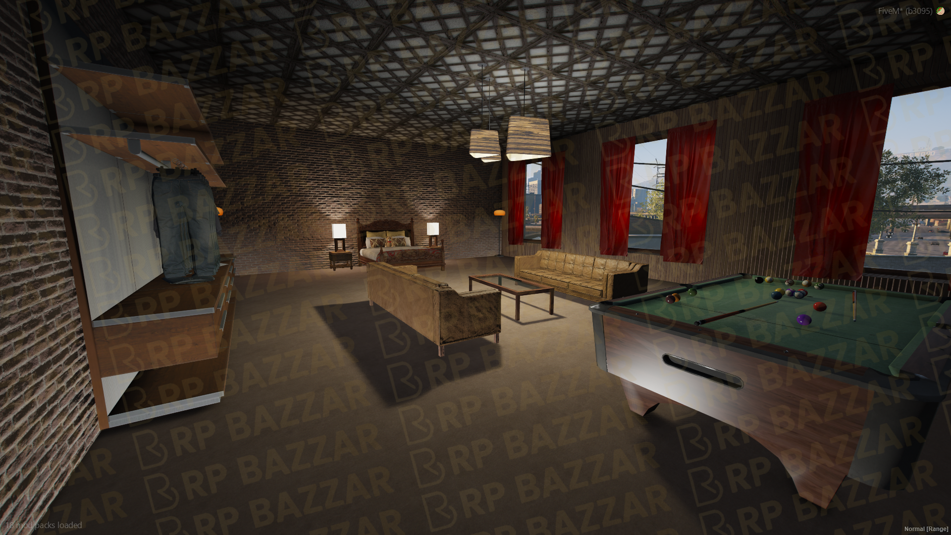 Urban Gang Hood FiveM MLO — GTA RP Interior — ESX QB QBOX — RPBazzar