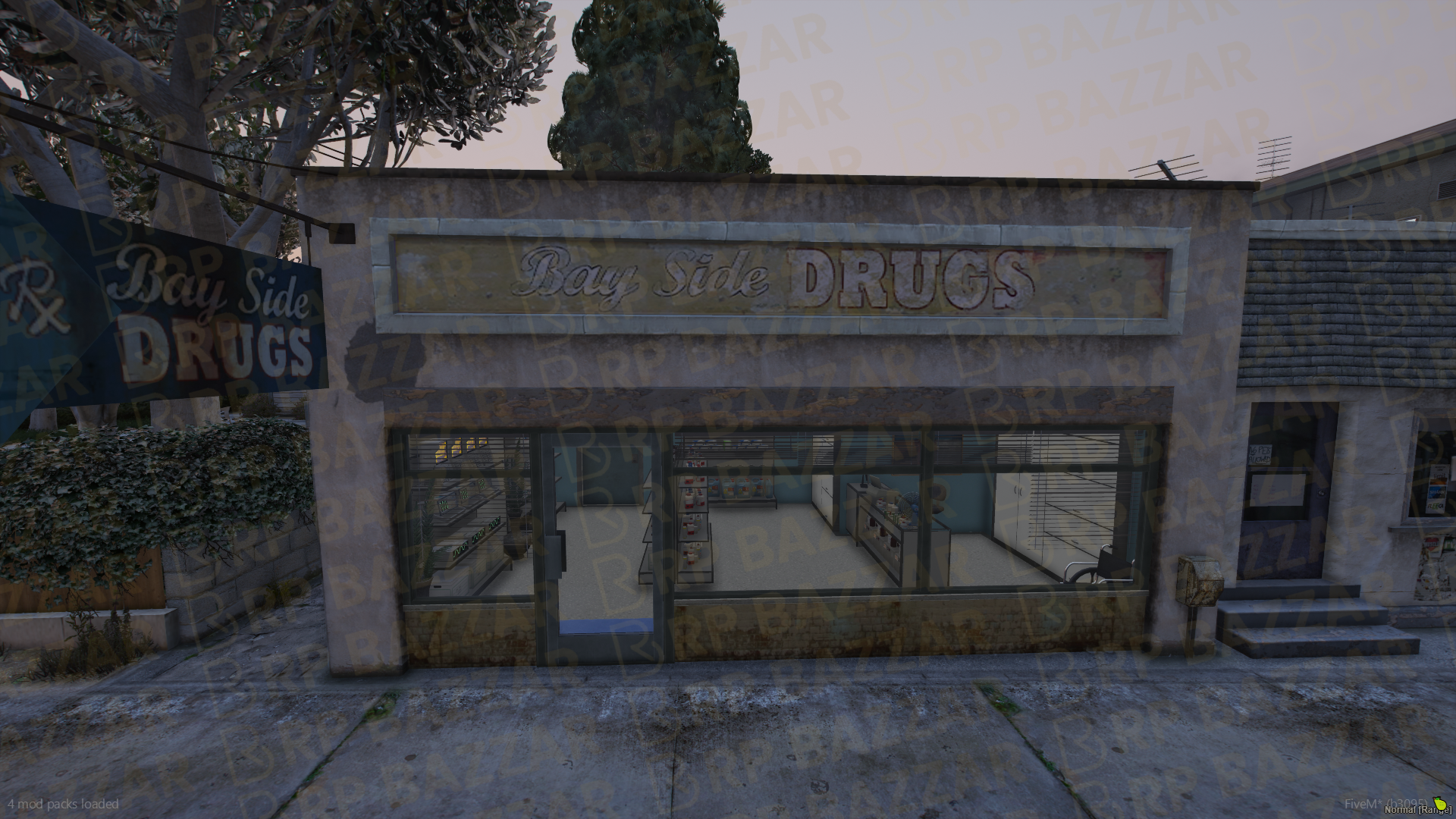 Clean Pharmacy FiveM MLO — GTA RP Interior — ESX QB QBOX — RPBazzar