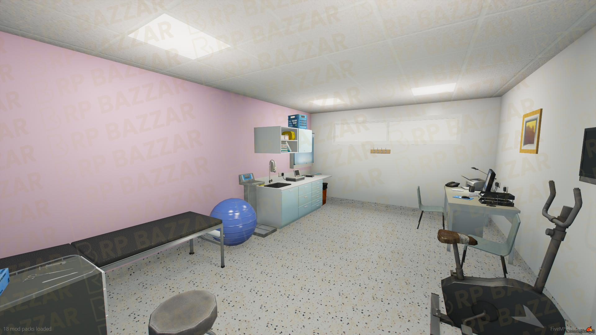 Pinecrest Hospital FiveM MLO — GTA RP Interior — ESX QB QBOX — RPBazzar