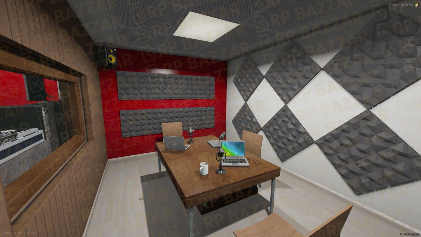 Downtown Weazel News FiveM MLO — GTA RP Interior — ESX QB QBOX — RPBazzar
