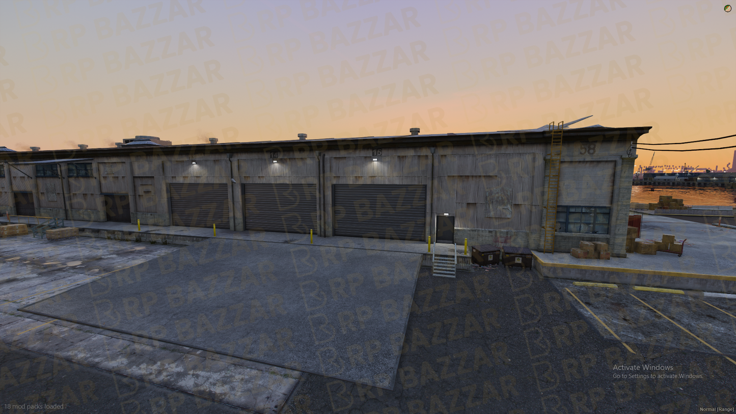 Mega Mechanic Shop FiveM MLO — GTA RP Interior — ESX QB QBOX — RPBazzar