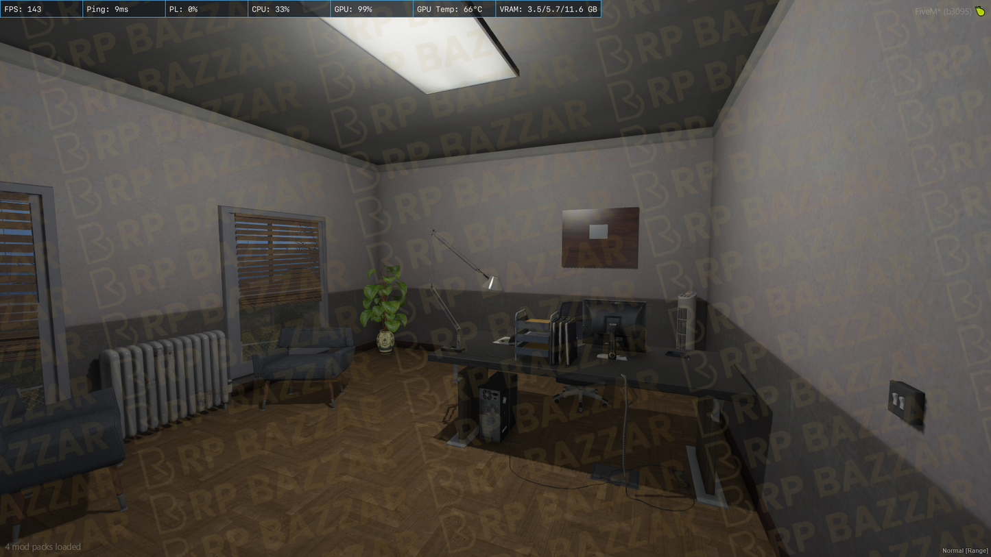 Highrise Office FiveM MLO — GTA RP Interior — ESX QB QBOX — RPBazzar