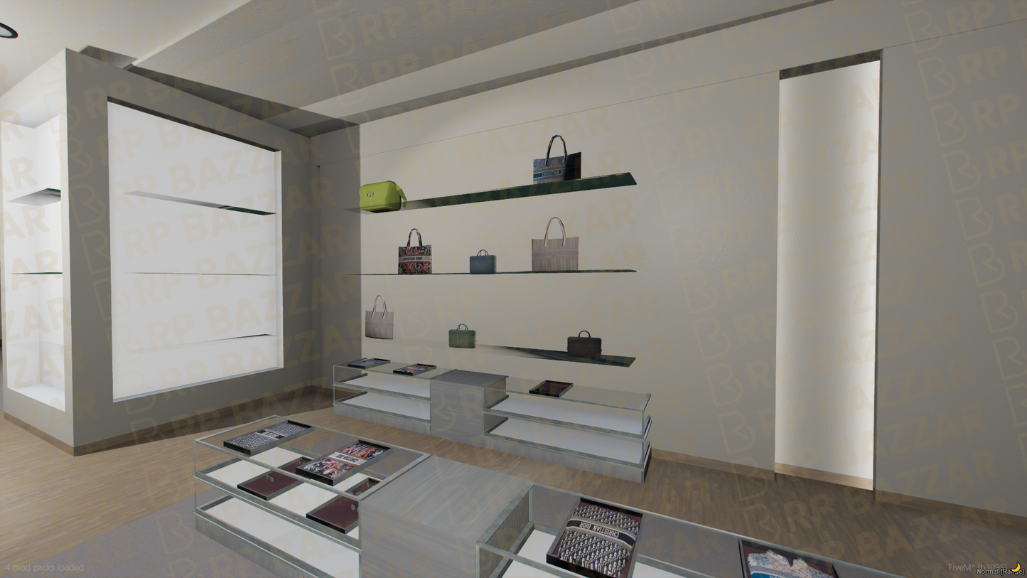 Urban Shopping Mall FiveM MLO — GTA RP Interior — ESX QB QBOX — RPBazzar
