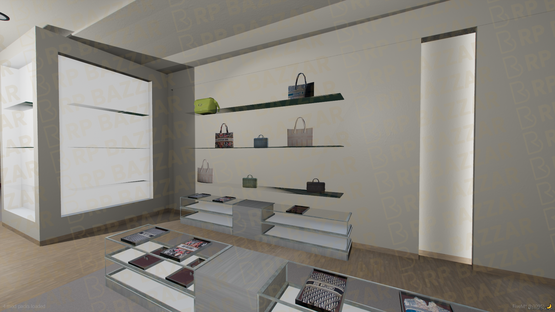 Urban Shopping Mall FiveM MLO — GTA RP Interior — ESX QB QBOX — RPBazzar