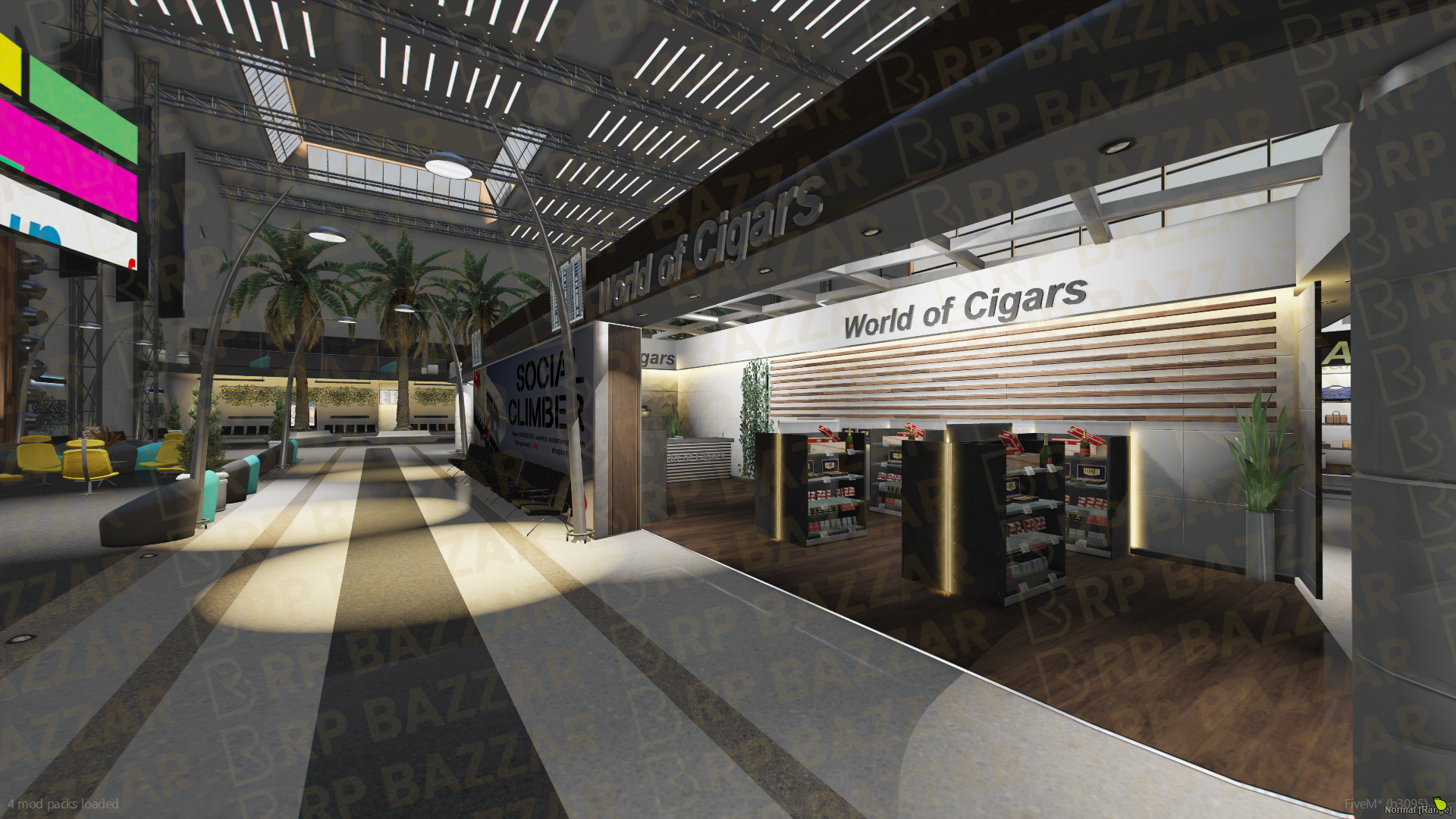 Busy Airport FiveM MLO — GTA RP Interior — ESX QB QBOX — RPBazzar
