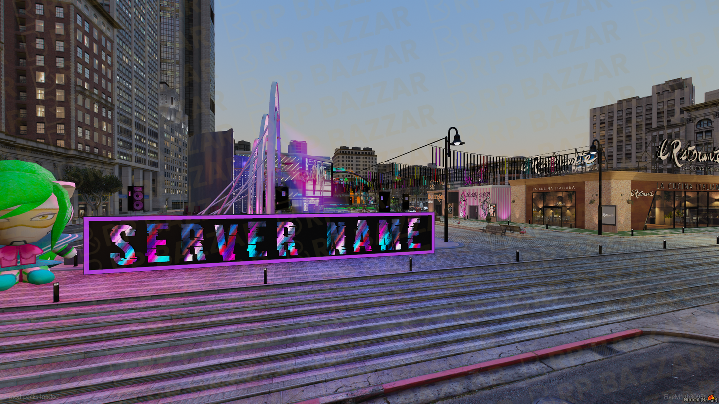 Metro Legion Square FiveM MLO — GTA RP Interior — ESX QB QBOX — RPBazzar