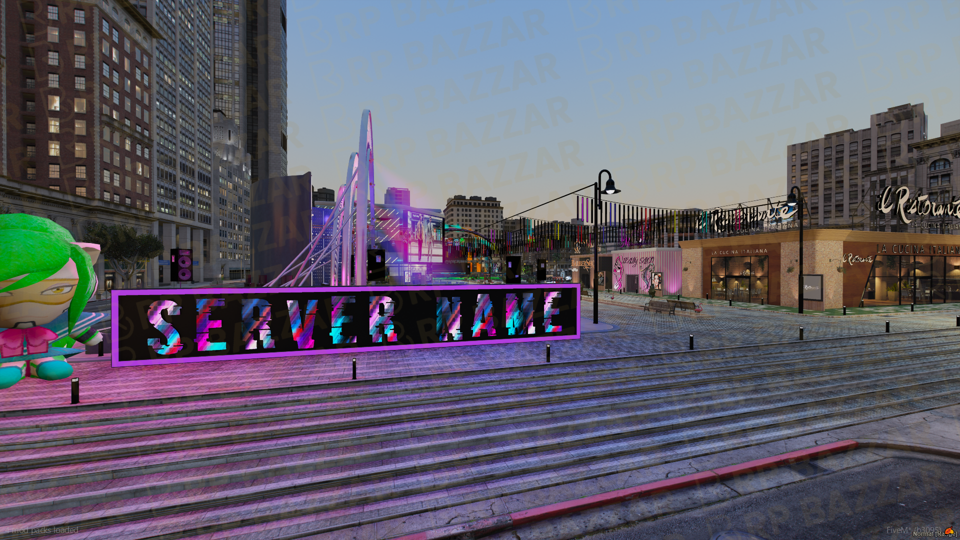 Metro Legion Square FiveM MLO — GTA RP Interior — ESX QB QBOX — RPBazzar