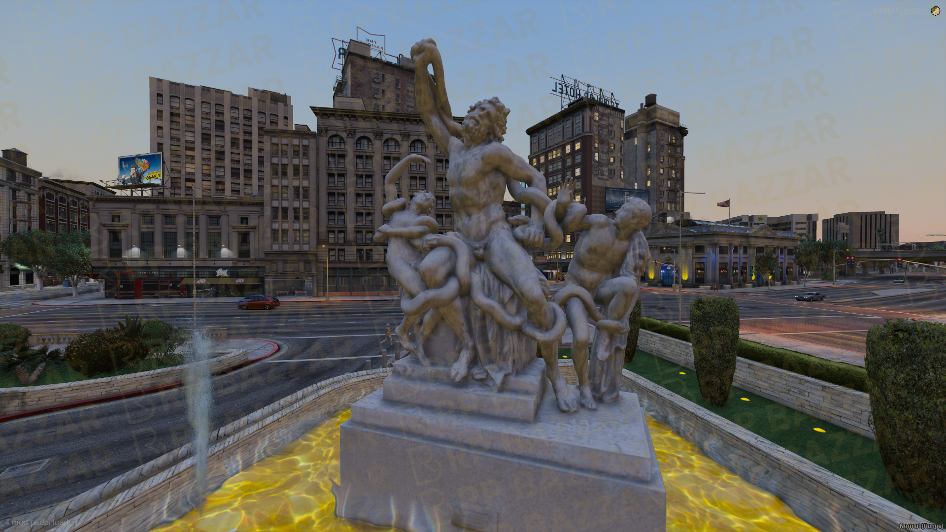 Bustling Legion Square FiveM MLO — GTA RP Interior — ESX QB QBOX — RPBazzar