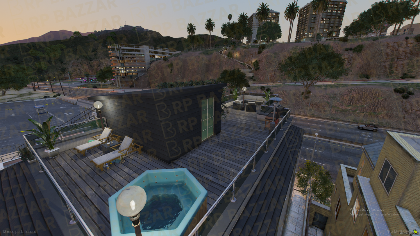 Uptown House FiveM MLO — GTA RP Interior — ESX QB QBOX — RPBazzar