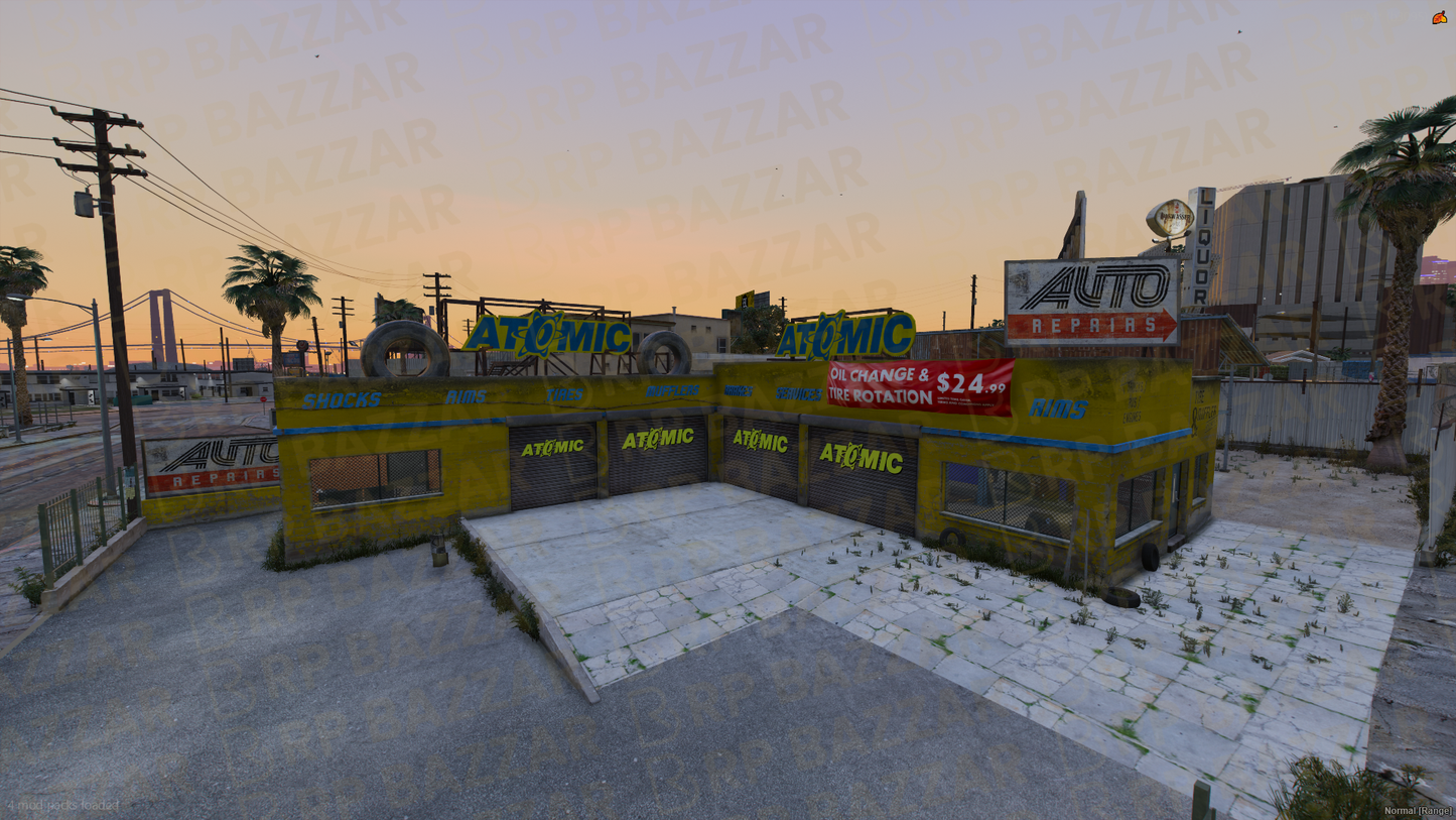 Rapid Repair Station FiveM MLO — GTA RP Interior — ESX QB QBOX — RPBazzar