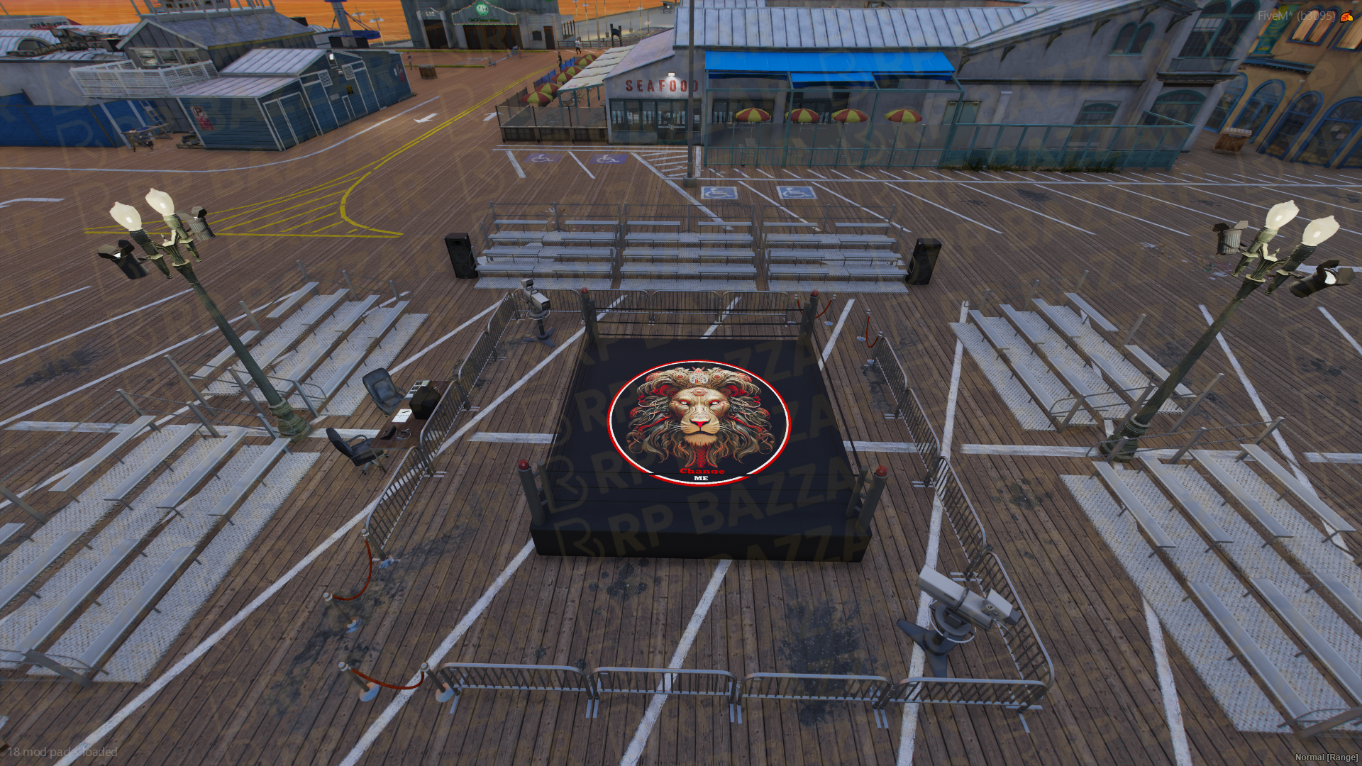 Combat Boxing Ring FiveM MLO — GTA RP Interior — ESX QB QBOX — RPBazzar
