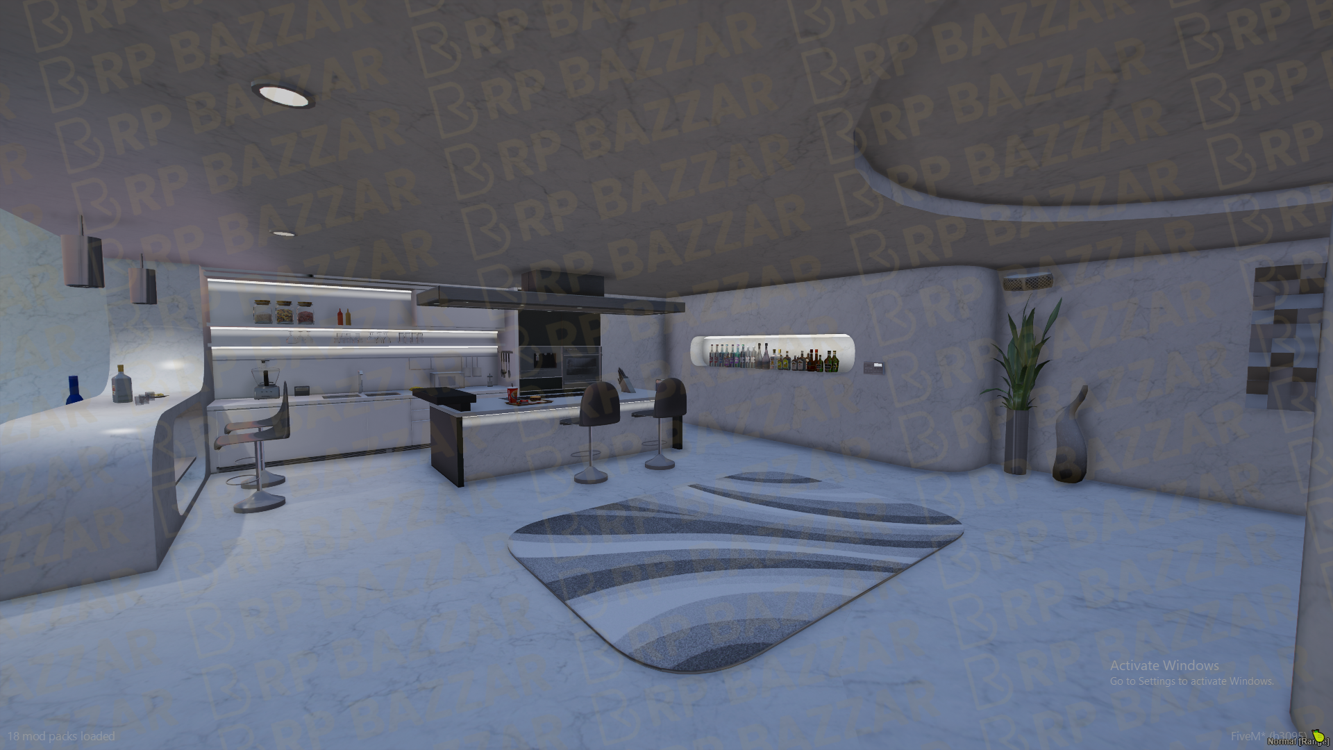 Downtown House FiveM MLO — GTA RP Interior — ESX QB QBOX — RPBazzar