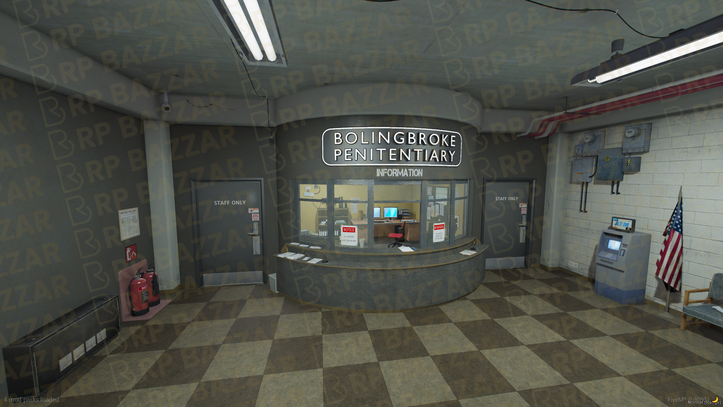 State Prison FiveM MLO — GTA RP Interior — ESX QB QBOX — RPBazzar