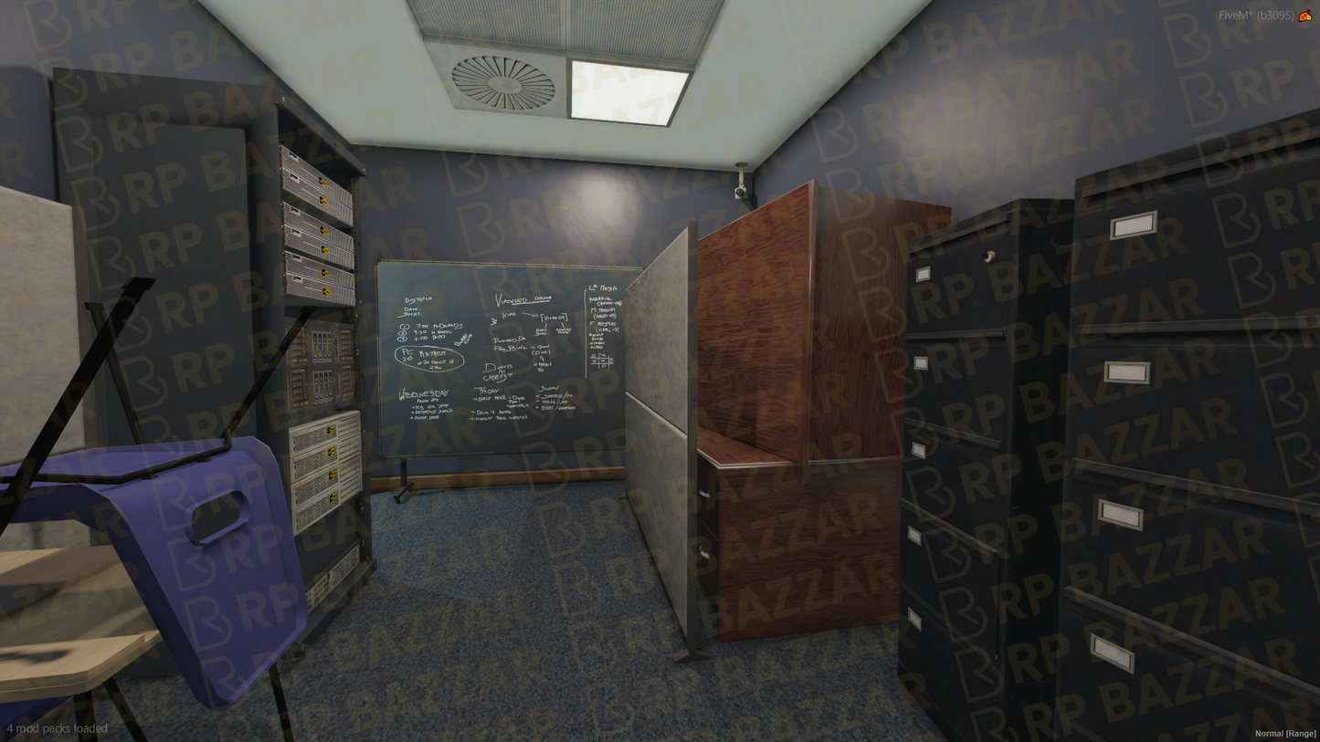 Industrial Police Station FiveM MLO — GTA RP Interior — ESX QB QBOX — RPBazzar