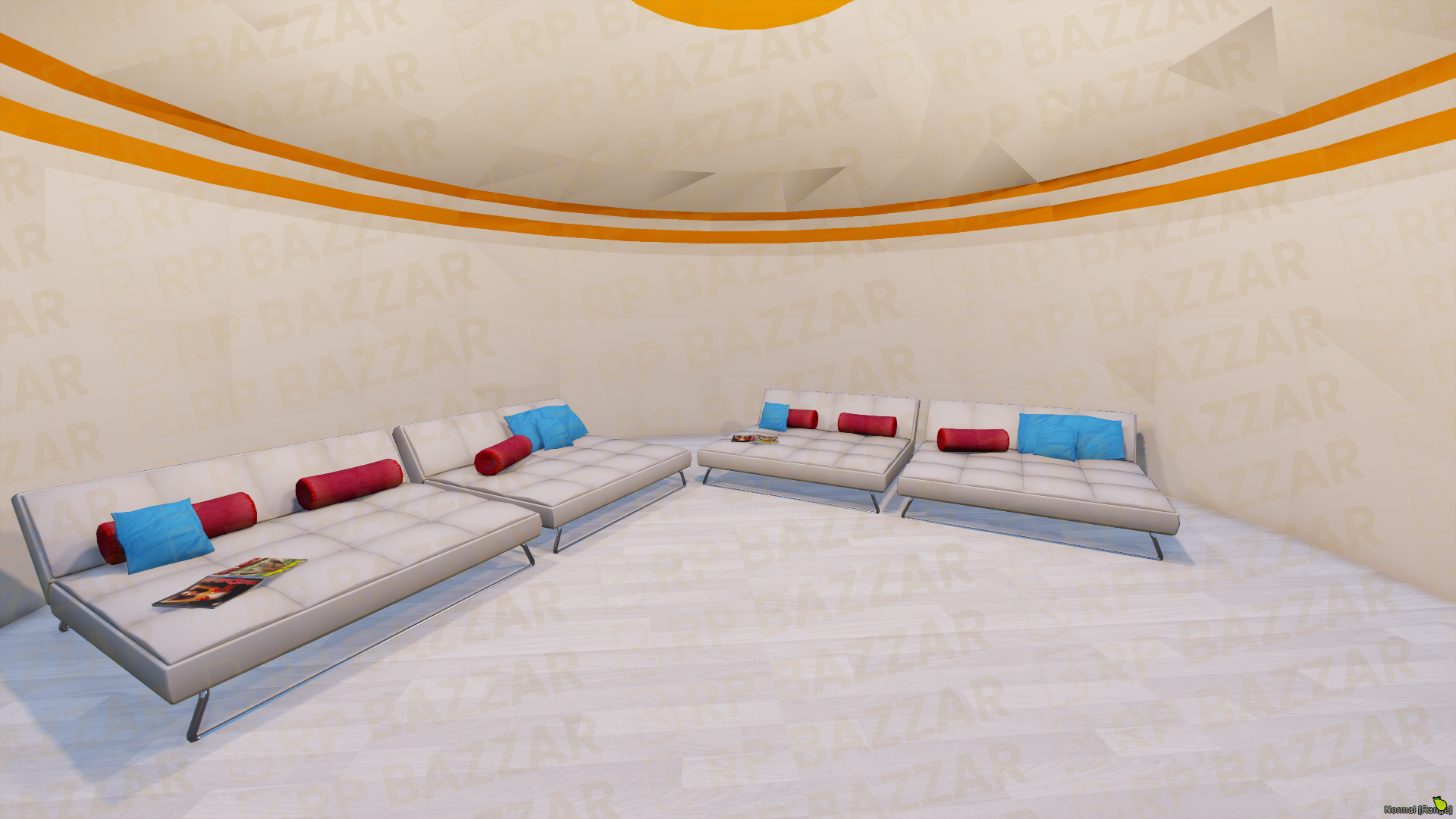 Vintage Legion Square FiveM MLO — GTA RP Interior — ESX QB QBOX — RPBazzar