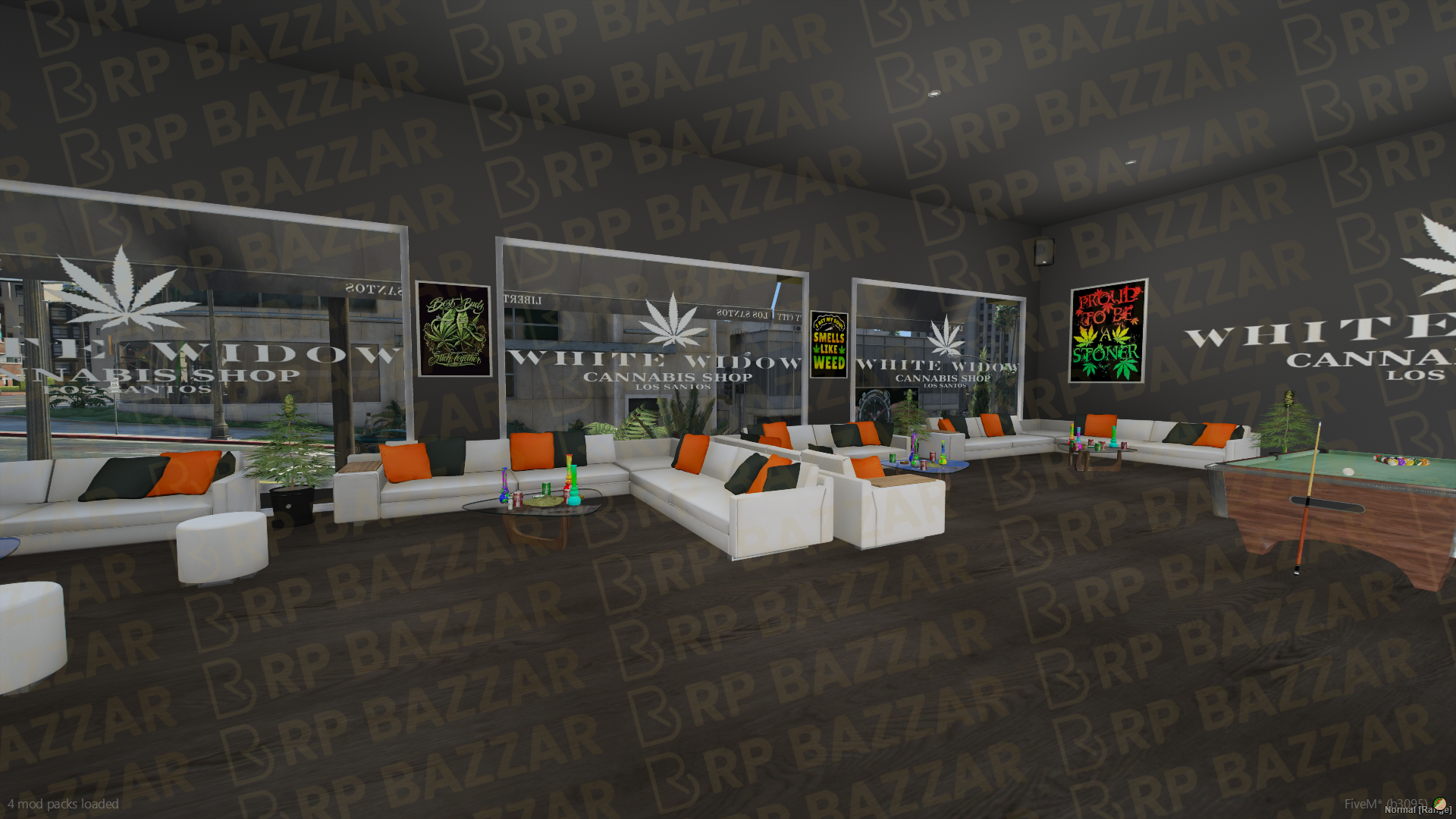 Gourmet Food Court FiveM MLO — GTA RP Interior — ESX QB QBOX — RPBazzar