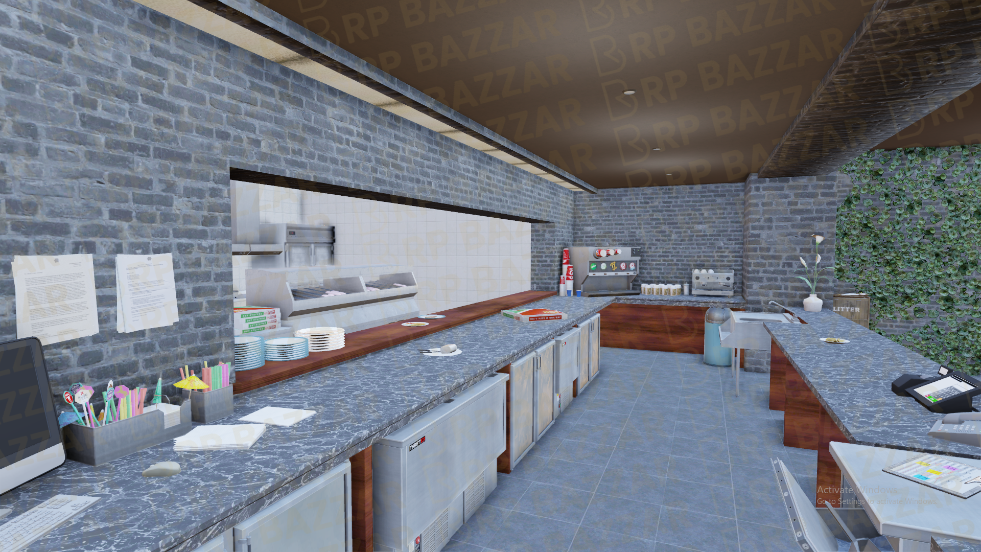 Lore-Friendly Taco Bar FiveM MLO — GTA RP Interior — ESX QB QBOX — RPBazzar