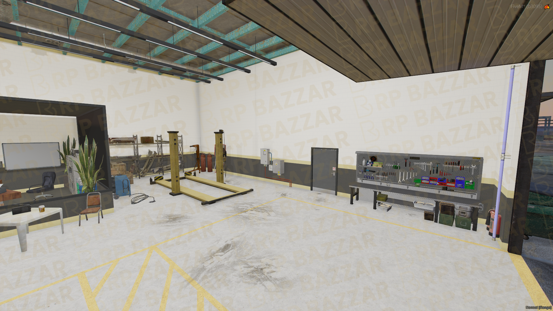Elite Repair Station FiveM MLO — GTA RP Interior — ESX QB QBOX — RPBazzar