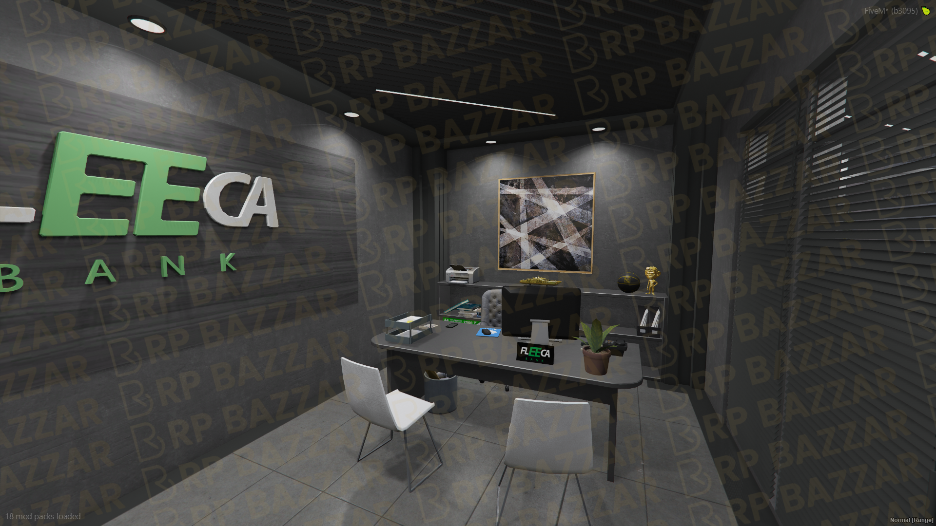 Metro Bank FiveM MLO — GTA RP Interior — ESX QB QBOX — RPBazzar