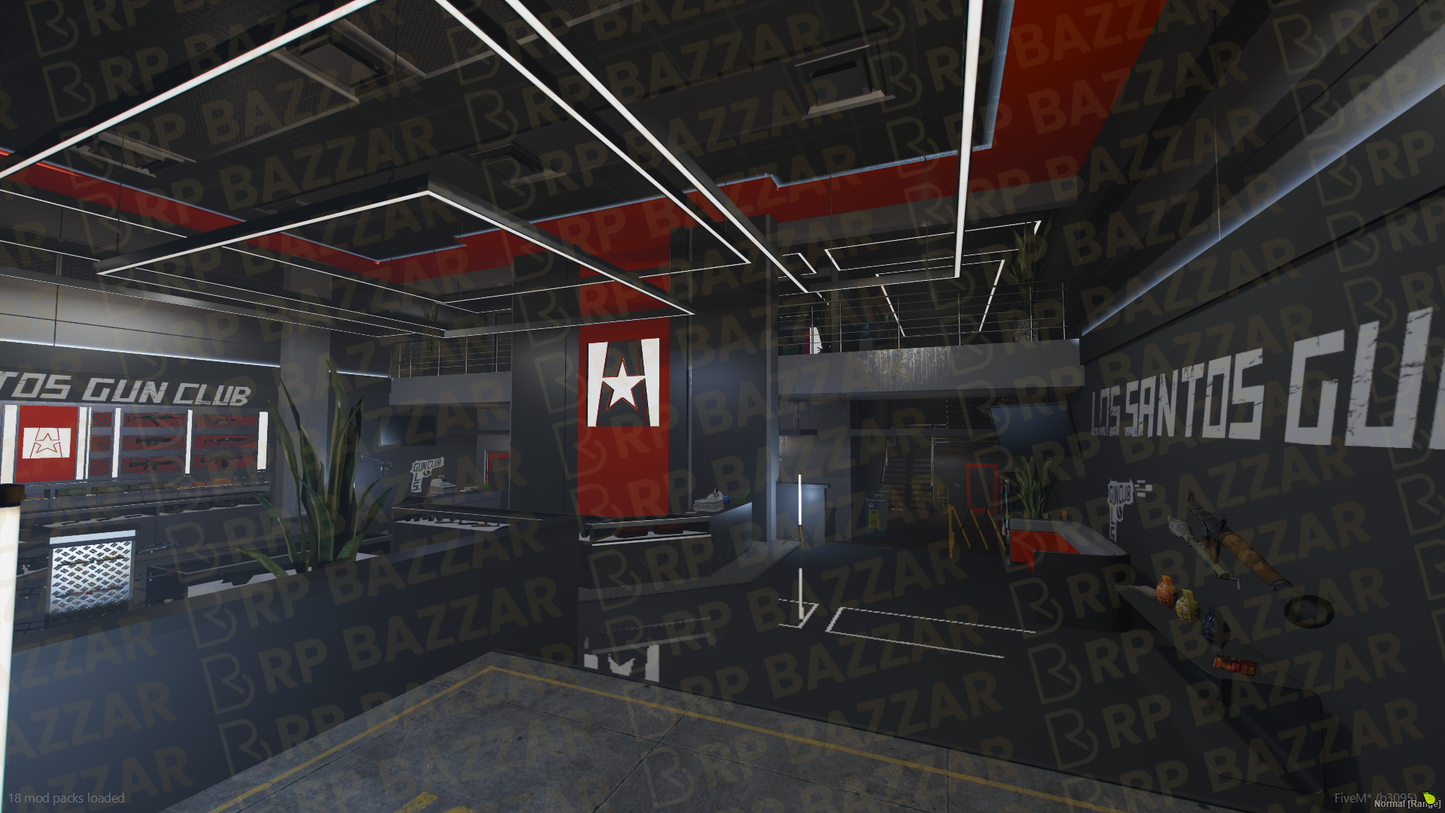 Urban Ammunation Store FiveM MLO — GTA RP Interior — ESX QB QBOX — RPBazzar