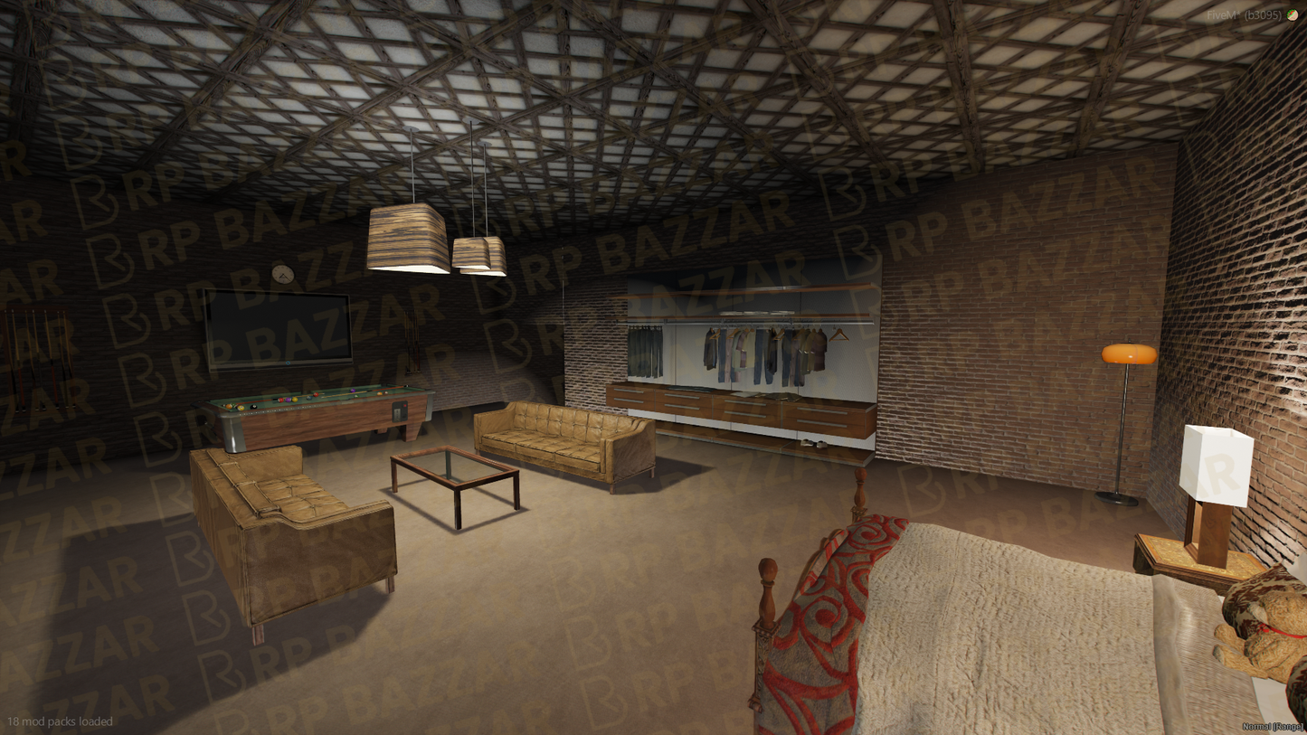 Urban Gang Hood FiveM MLO — GTA RP Interior — ESX QB QBOX — RPBazzar
