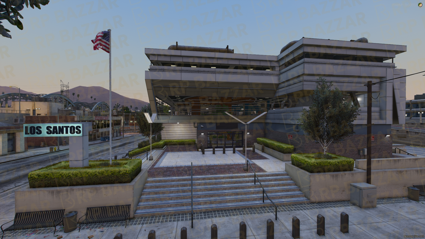 Tactical Police Station FiveM MLO — GTA RP Interior — ESX QB QBOX — RPBazzar