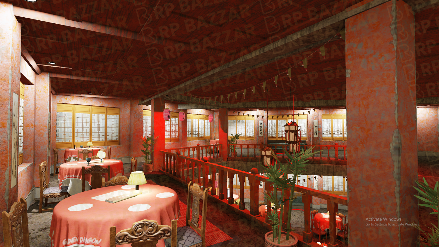 Retro Cantina FiveM MLO — GTA RP Interior — ESX QB QBOX — RPBazzar