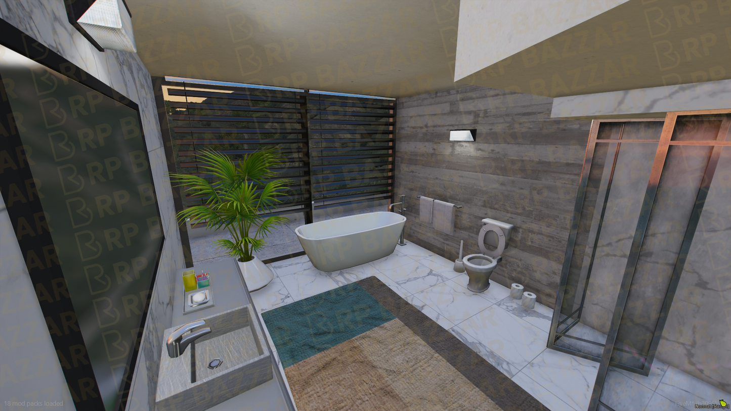 Skyline Penthouse FiveM MLO — GTA RP Interior — ESX QB QBOX — RPBazzar