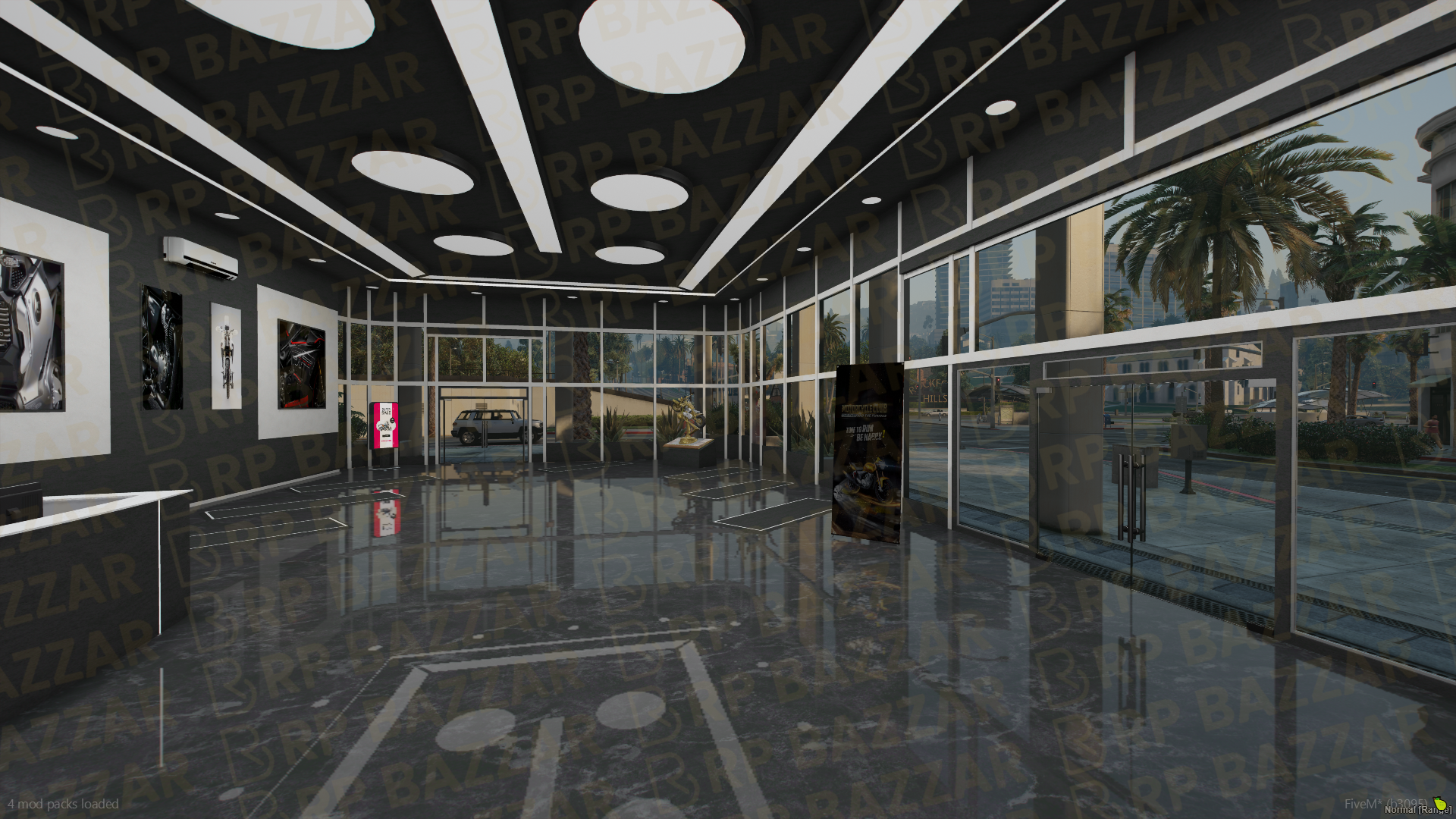 Prime Vehicle Shop FiveM MLO — GTA RP Interior — ESX QB QBOX — RPBazzar