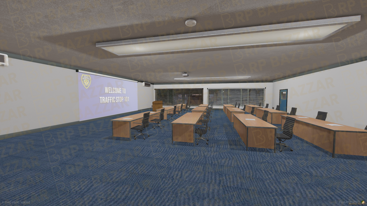 Elite Police Training FiveM MLO — GTA RP Interior — ESX QB QBOX — RPBazzar