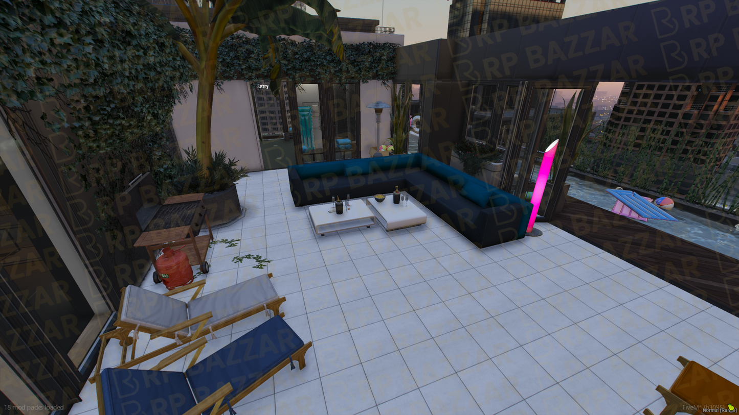 Opulent Penthouse FiveM MLO — GTA RP Interior — ESX QB QBOX — RPBazzar